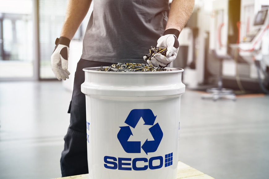 Le recyclage est essentiel pour atteindre les objectifs positifs de Seco Tools en matière d'économie circulaire